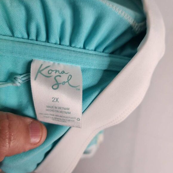 Kona Sol Swimsuit two Piece Bikini Size 2X NWT - Picture 8 of 8